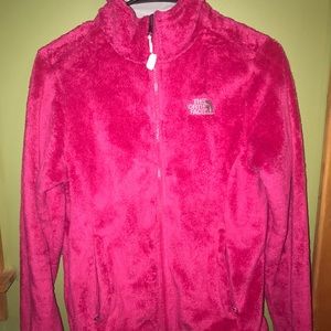 Pink North Face Zip Up